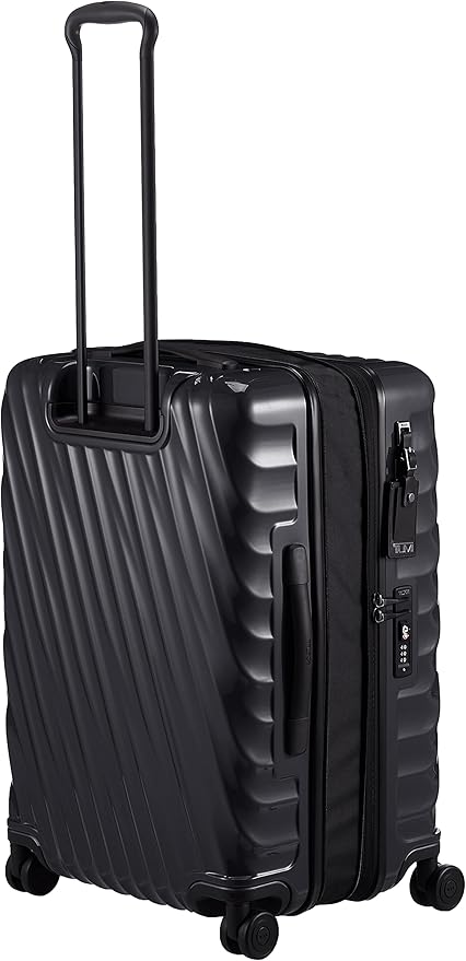 TUMI - 19 Degree Medium Checked Luggage 4 Wheeled Packing Case - Hard Shell Suitcase - 26.0" X 17.5" X 10.0" - Black