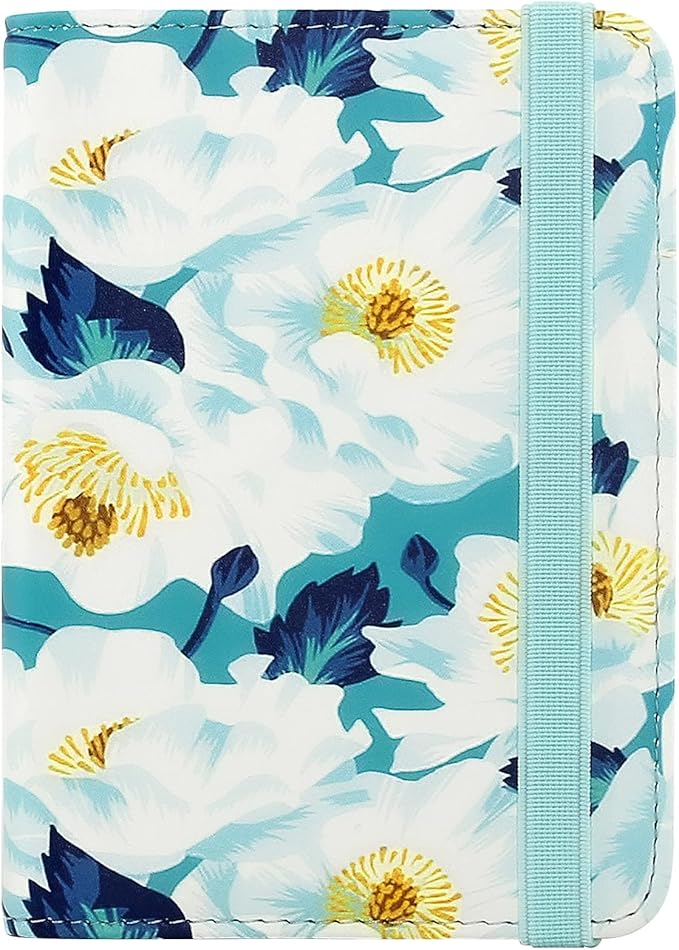 ZOPPEN Passport Holder Wallet, Passport Cover Travel Wallet Women Travel Essentials Accessories Document Organizer Travel Must Haves Rfid Blocking Cover Case for Women and Men, Flower A