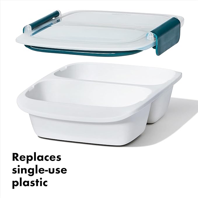 OXO GG PREP AND GO 2 CUP DIVIDED CONTAINER