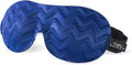 Bucky Ultralight Travel & Sleep Chevron Eye Mask, Navy, One Size