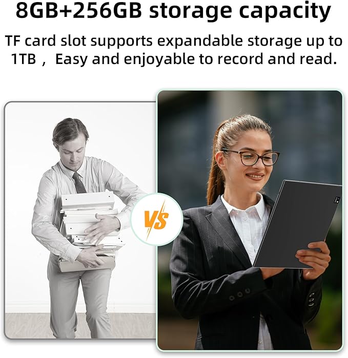 Bigme 10.3" Color E-Ink Read-Write Tablet, ePaper Note Taking Tablet at 5.5mm Thickness, 8GB RAM+256GB ROM Computer Tablets Touchscreen Display with 5MP Camera and Digital Stylus