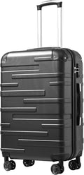 Coolife Luggage Suitcase Carry-on Hardside Travel Luggage TSA Lock Spinner Telescopic Handle