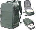 coowoz Travel Backpack Carry On for Women Man Gym Backpack with Laptop Compartment Mochila de Viaje Teacher Personal Item Backpacks Rucksack Airplane Accessories Must Haves Olive Green Small