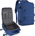 coowoz Large Travel Backpack For Women Men,Carry On Backpack Flight Approved,Hiking Backpacks Outdoor Rucksack Casual Daypack Travel Bag Essentials Personal Item Backpack (Royal Blue L)
