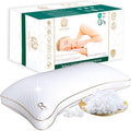 Royal Therapy Queen Memory Foam Pillows - Shredded Memory Foam Pillow for All Sleep Positions - Medium Firm Pillow with Adjustable, Bamboo Rayon Cover, CertiPUR-US, Oeko-TEX Certified