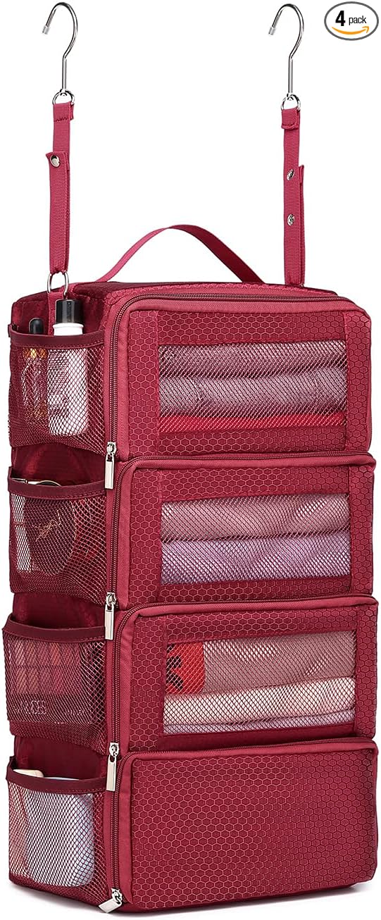 Suitcase Organizer Travel Bags Organizer for Luggage Compression Hanging Packing Cubes for Travel Carry on Closet (Bag Only)