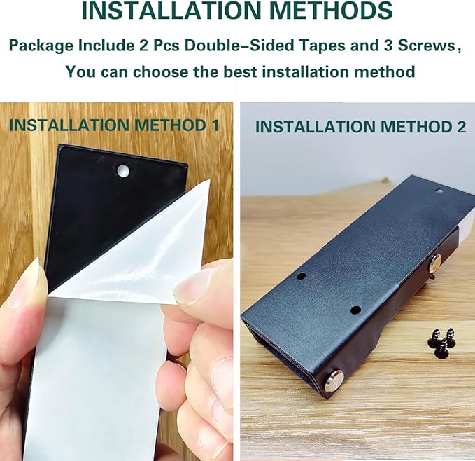 Door Stoppers for Bottom of Door, No Drilling Door Stopper, Door Holder to Keep Door Open, Under Door Noise Stopper, Drop Stops and Easy Install (Self-Adhesive Traceless Mounted)