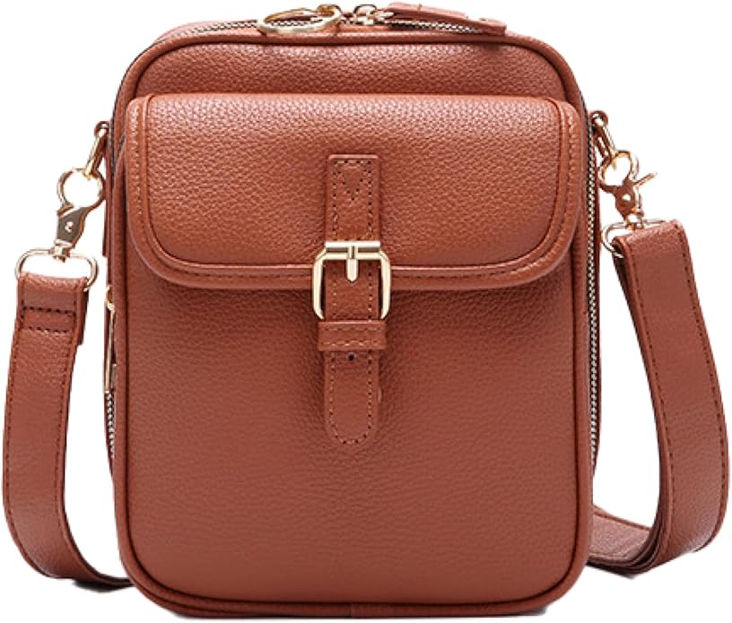 1060 Leather Crossbody Bags for Women Anti-Theft Vegan Purse with Card Slots, Travel Shoulder Bag, Waterproof Crossbody Purse