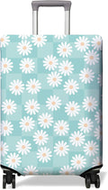 Travel Luggage Cover Suitcase Protector Fits 18-32 Inch Wheel Covers PatternedTravel Related Items Flower Luggage Protector Elastic L