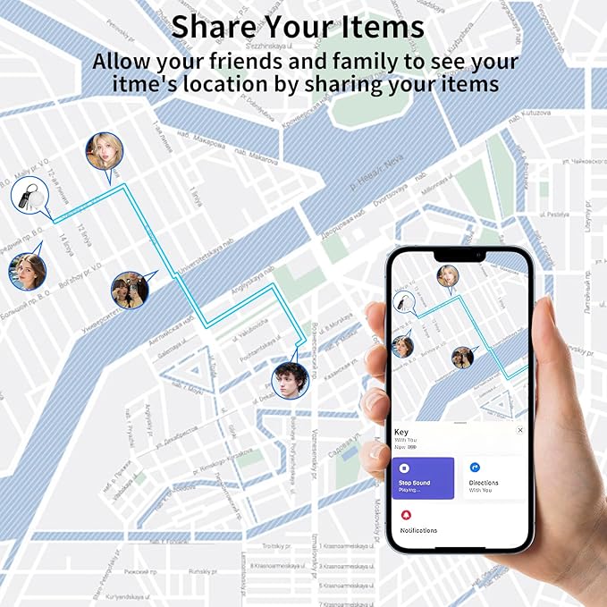 No Subscription Mini GPS Tracker for Vehicles Work with Find My(iOS Only)Magnetic Case Real Time Air Tracker Tag Hidden Car Location Tracking Device Global Coverage No Monthly Fee or SIM Card Required