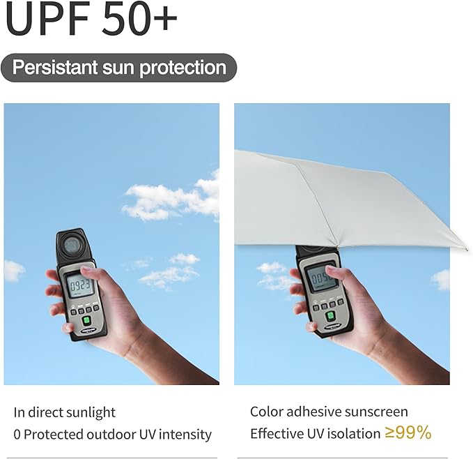 Color Glue Coating Sun Umbrella UV Protection Compact Folding Windproof Parasols Travel Auto Open Close Blocking UV 99.98%