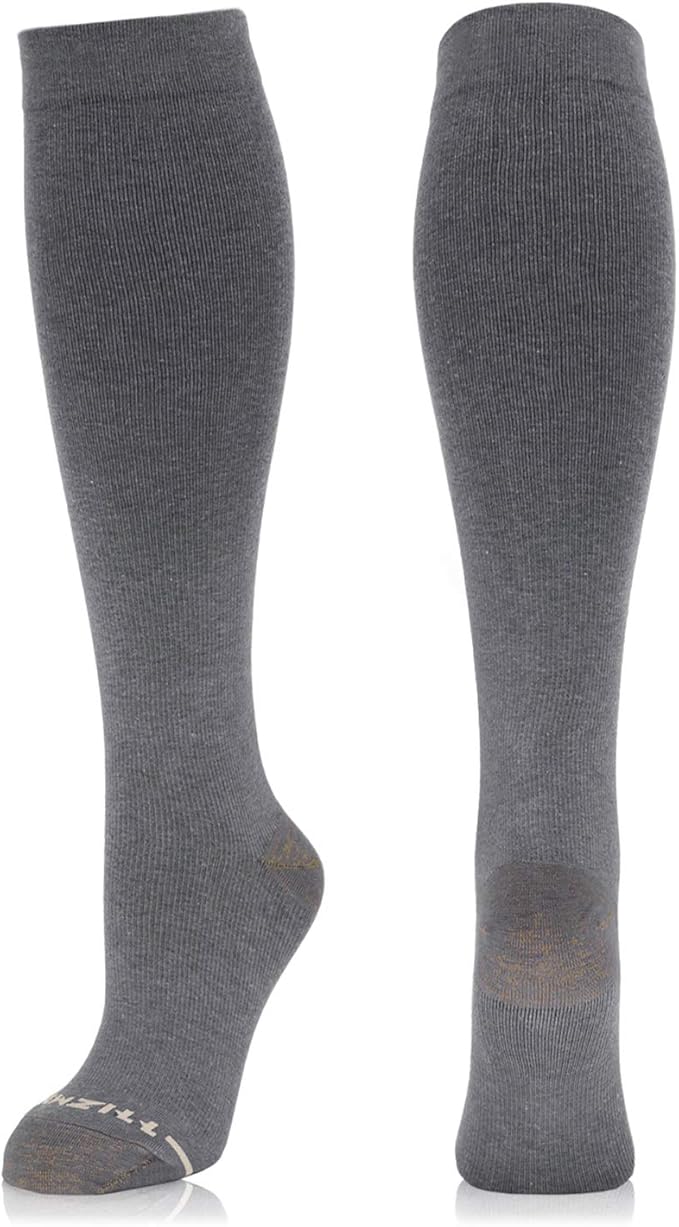 NEWZILL Copper Compression Socks for Women & Men 15-20mmHg Cotton Rich Odor Control Dress Socks for Business Casual Running Medical Athletic Support, Edema Diabetic Relief