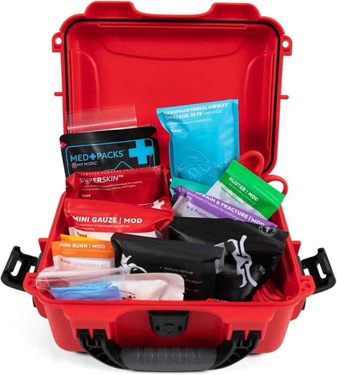 My Medic MYFAK Mini Pro Waterproof First Aid Kit - Emergency Medical & Survival Essentials, Supplies, & Must Haves For Car, Home Boat, Camping & Travel