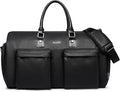 Modoker Garment Bags for Travel Carry on Duffle Bags for Airplane Weekender Suit Bags for Men Travel,2 in 1 Travel Duffel ang Garment Bags for Hanging Clothes,Black
