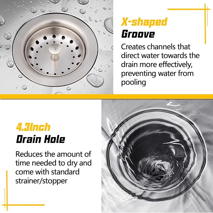 Small Kitchen Sink,13x15 Inch Bar Sink Stainless Steel Drop In Small Kitchen Sink Ideal Choice For Small Space Nice As Toprmount Prep Sink,RV Kitchen Sink With Bottom Grid,Soap Mat And Drain Assembly