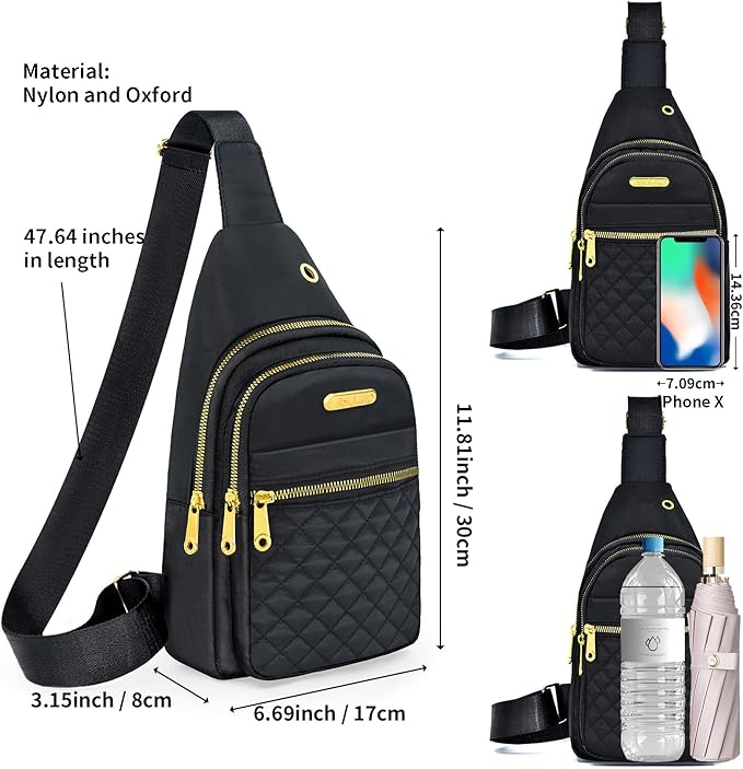 Small Sling Bag For Women Men Casual Crossbody Sling Backpack