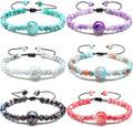Sureio 6 Pcs Motion Sickness Bands Bracelet Anti Nausea Adjustable Wristband for Cruise Ship Essentials Seasickness Adult
