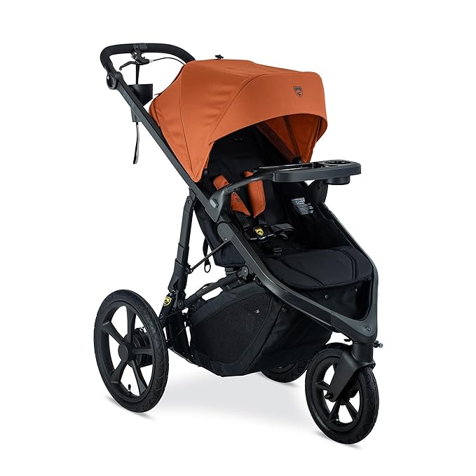 BOB Gear Wayfinder Jogging Stroller with Snack Tray, Independent Dual Suspension, Air-Filled Tires, and 75-Pound Weight Capacity, Canyon