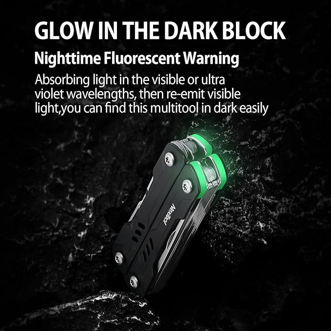 NexTool Mini Sailor S11 Keychain Multitool, 11-in-1 Compact EDC Pliers with Pocket Knife, Scissors & Screwdrivers, Lightweight Small Multitool for DIY, Travel, Camping, and Gift, Cool Gadget for Men