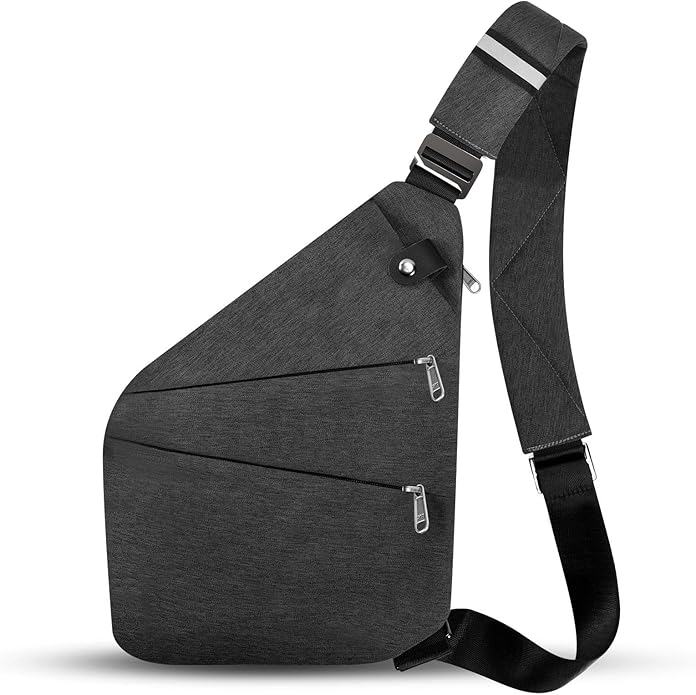 Anti Theft Crossbody Bag,Anti Theft Travel Bag for Women Men,Sling Crossbody Bag for Travel, Sport, Work