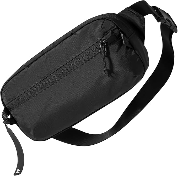 tomtoc 3.5L Sling Bag with RFID Blocking, Crossbody Bag Chest Shoulder Pack for Men and Women, Water-resistant Lightweight Casual Waist Fanny Pack for Travel/Daily Use