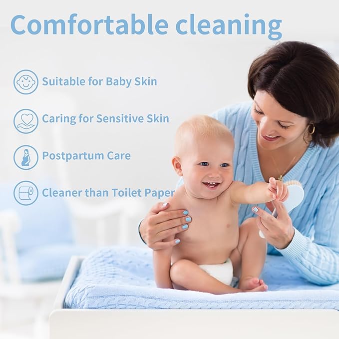 Portable Bidet for Travel, VITCOCO Rechargeable Bidet Sprayer with 400ml Bottle Capacity, Waterproof High Pressure Handheld Bidet for Women/Men, Postpartum Care, Hygiene Cleaning