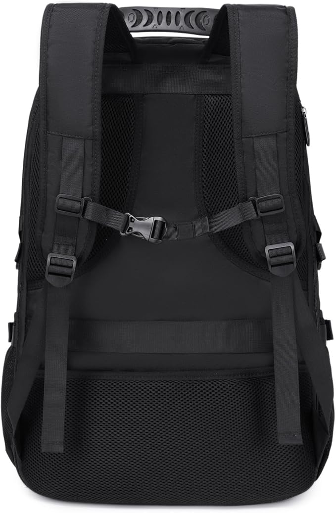 17.3 Inch gym backpack with shoe compartment,50L Multiple Compartments Backpacks, Airline Approved Carry on Travel Daypack Anti Theft with USB Charging Port,for Men Women Travel Work Business