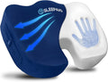 Sleepavo Office Chair Cushion - Seat Cushion for Tailbone Pain Relief - Butt Pillow for Coccyx, Sciatica, and Lower Back Pain - Orthopedic Chair Pad for Lumbar Support in Office Desk (Navy Blue)