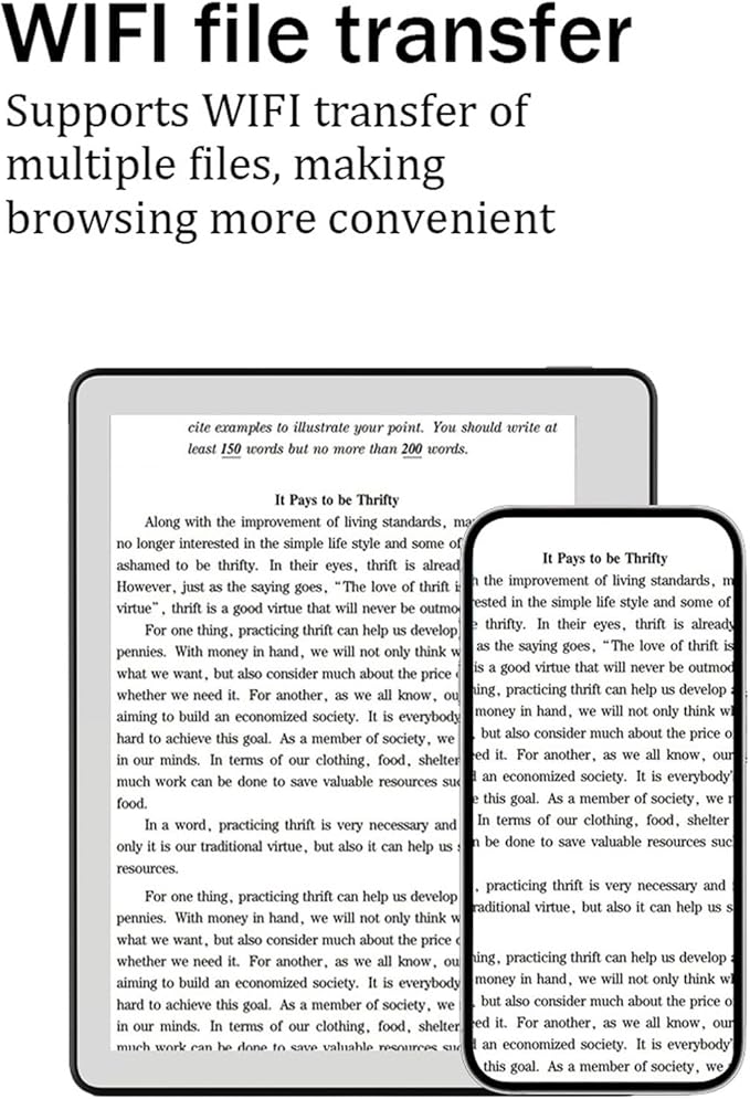 eReader 5.76 Inch Touchscreen ComfortLight, 16GB of Storage, Dark Mode Option Audiobooks Eye Friendly E Reader