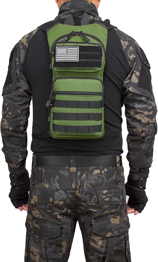 ATBP Running Hydration Vest Pack Thermal Insulation 3L TPU Water Bladder Tactical Backpack Bag for Cycling Hiking Daypack Men & Women