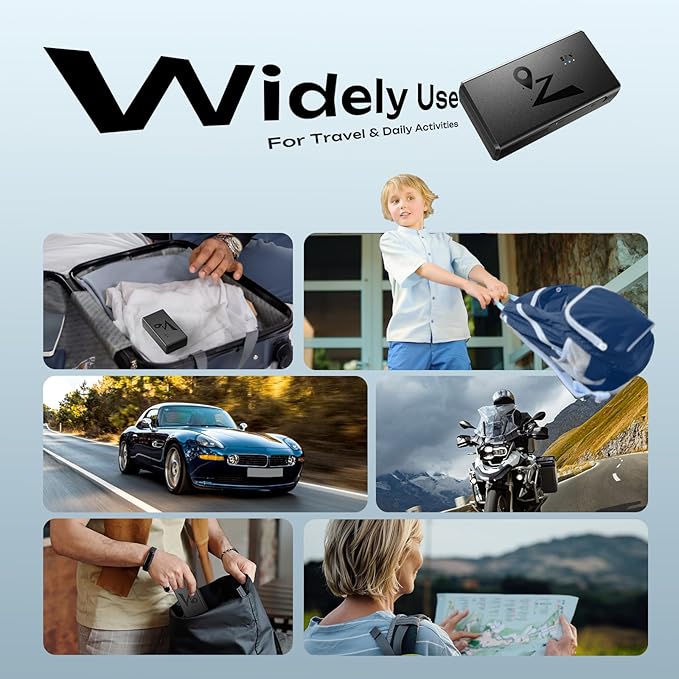 4G LTE GPS Tracker for Vehicles & Cars 90-Day Battery Life, Real-Time Tracking & Geo-Fencing Alerts, USA/Canada Coverage Multi Alerts with Car Tracker Design (Subscription Required)