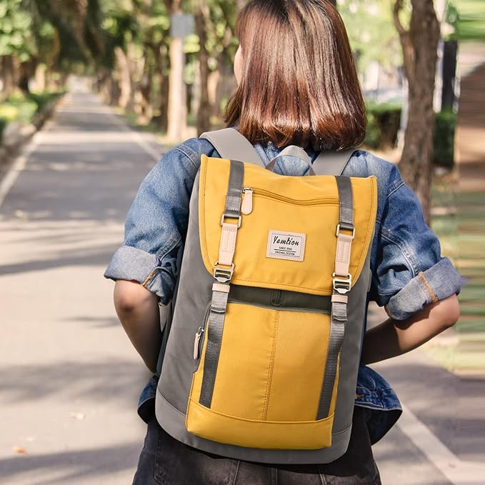 17" Laptop Backpack for Girls & Boys Teens, College Bookbag High School Backpack with USB Charging Port for Women & Men