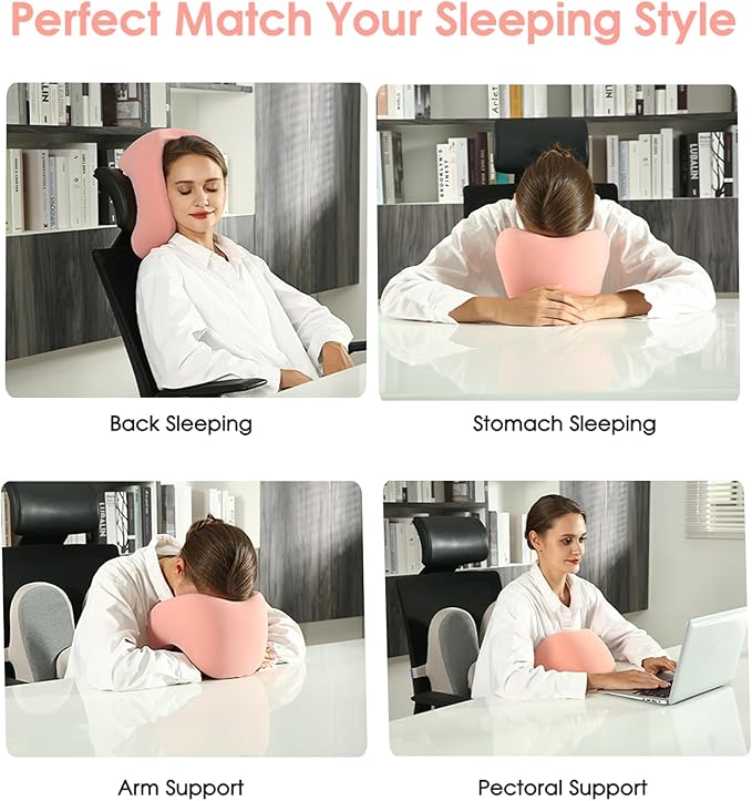 Travel Pillow, Neck Pillow Airplane, Plane Pillow Memory Foam Travel Neck Pillow with 360° Head and Neck Support, Portable Travel Essential Suitable for Airplane, Car, Train, or Bus Trip