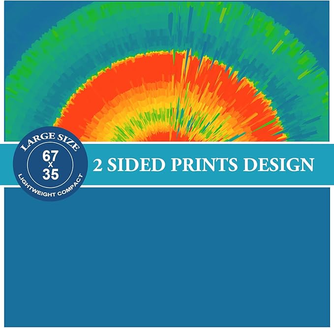 Your Choice Microfiber Quick Dry Sand-Free Beach Towel for Adults & Kids (67x35 Inch, 60x30 Inch) - Oversized, Compact, Lightweight, Absorben