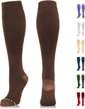 NEWZILL Copper Compression Socks for Women & Men 15-20mmHg Cotton Rich Odor Control Dress Socks for Business Casual Running Medical Athletic Support, Edema Diabetic Relief
