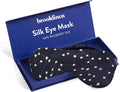 Brooklinen Silk Eye Mask for Sleeping – Celestial Blue, 100% Mulberry Silk Sleep Mask with Soft Elastic Strap, Machine Washable, Breathable & Cool-to-The-Touch – Ideal for Sleeping & Traveling