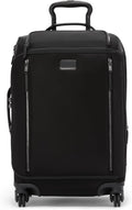 TUMI - Voyageur Leger 4 Wheeled Luggage - Women's Lightweight and Spacious, Sleek Silhouette, Durable Premium Suitcase - 21.8" International Expandable Carry-On, Black with Gunmetal Hardware