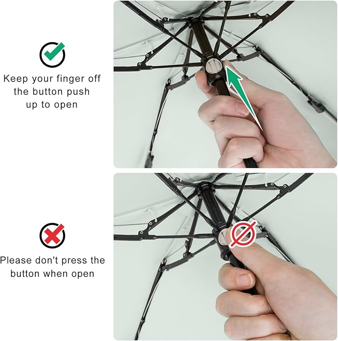 Mini Travel Umbrella - UPF 50+ Sun Protection Compact Manual Open Small Sun Umbrella
