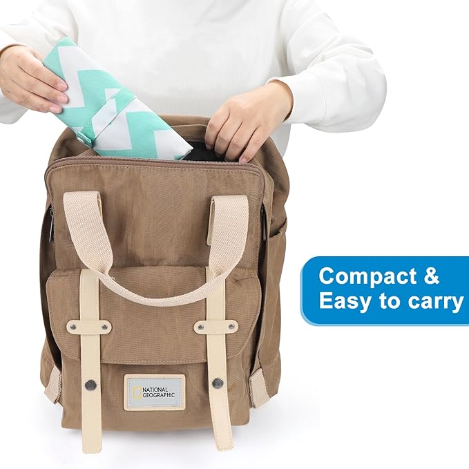 Accmor Portable Diaper Changing Pad, Waterproof Foldable Baby Changing Mat for Travel, Baby Essentials Shower Registry Gifts