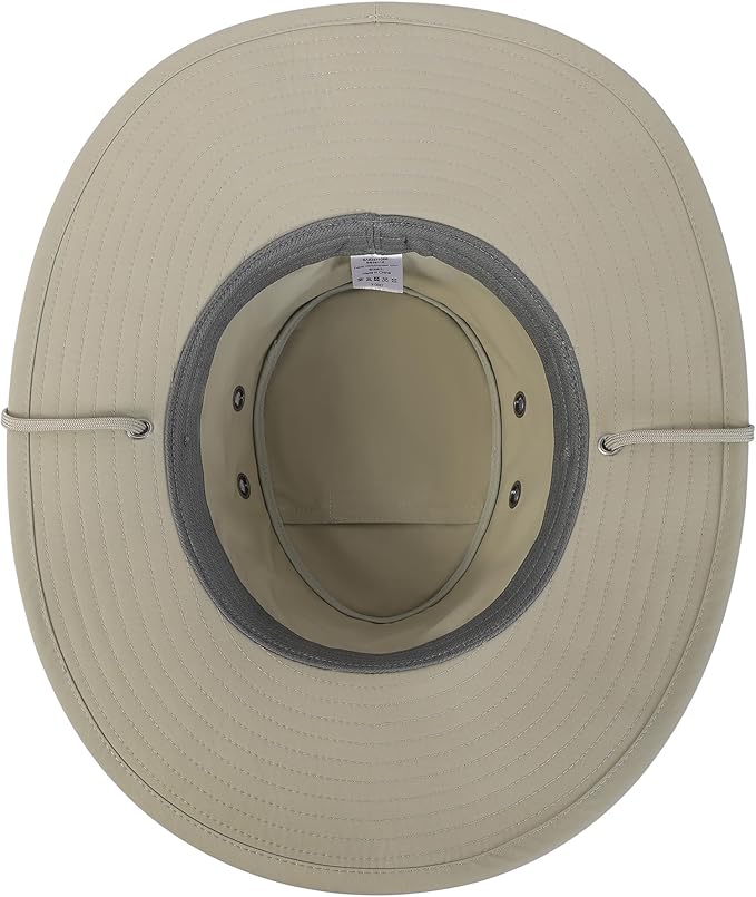 Sanford Safari Hat for Men and Women, Wide Brim Sun Hat, Water-Resistant, Floatable, Packable, UV Protection Fishing Hat