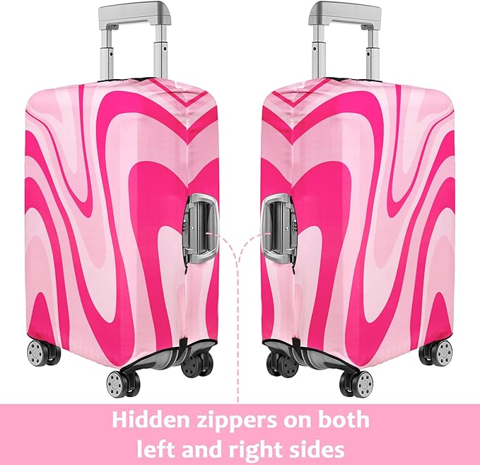 Luggage Cover for Suitcase Elastic Suitcase Cover Protector, Carry On Luggage Sleeve Anti Scratch Travel Essentials Suitcase Cover Fits 27-29