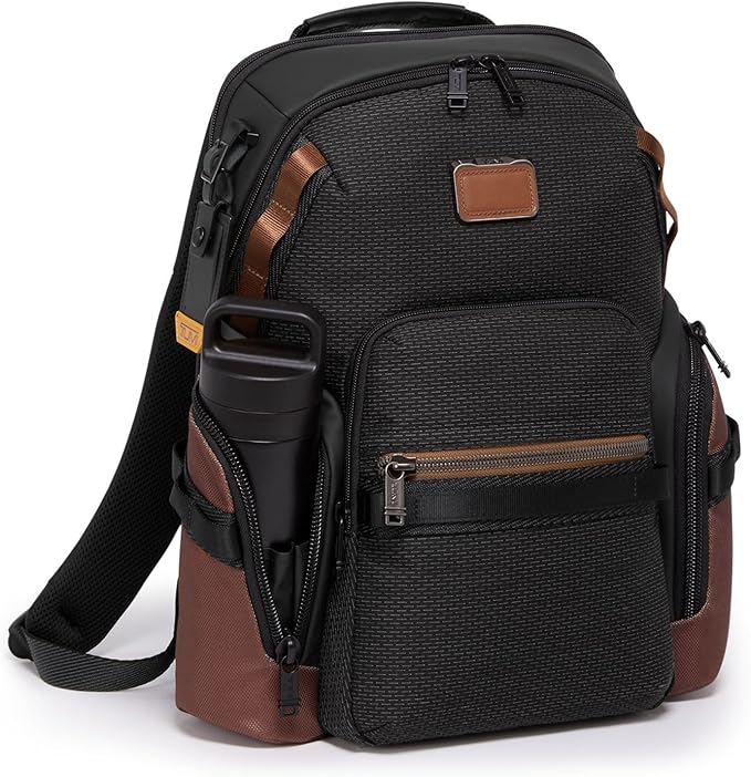 TUMI - Alpha Bravo Navigation Backpack - Everyday Travel Backpack - Fits Up to 15" Laptop - 16.0" X 14.0" X 7.3" - Black Onyx