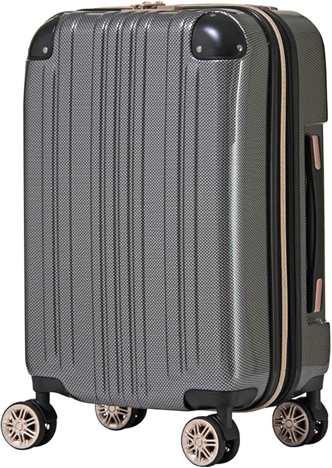 LEGEND WALKER Hardside Expandable Zipper Luggage, 24-inch, Carbon, 5122-55-CB