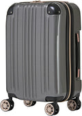 LEGEND WALKER Hardside Expandable Zipper Luggage, 24-inch, Carbon, 5122-55-CB