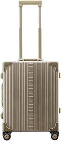 All Aluminum Lightweight Carry-On Luggage - Hardside Carry-On Suitcase, TSA Approved, Hard Shell Suitcase for Travel, Airline Approved 21 Inch Hard Spinner Wheels Luggage (Bronze)