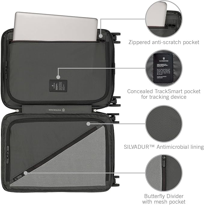 Victorinox Airox Advanced Hardside Frequent Flyer Carry-On - Stone White