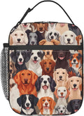 Dog Insulated Lunch Box for Women Men Dog Lunch Bag for Travel,or Fishing Polyester