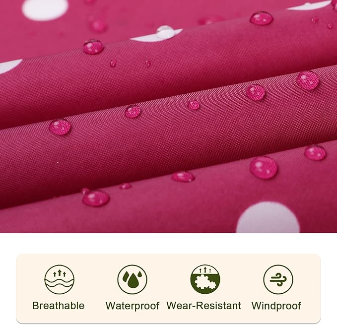 SaphiRose Unisex Rain Poncho Raincoat Hooded for Adults Women with Pockets