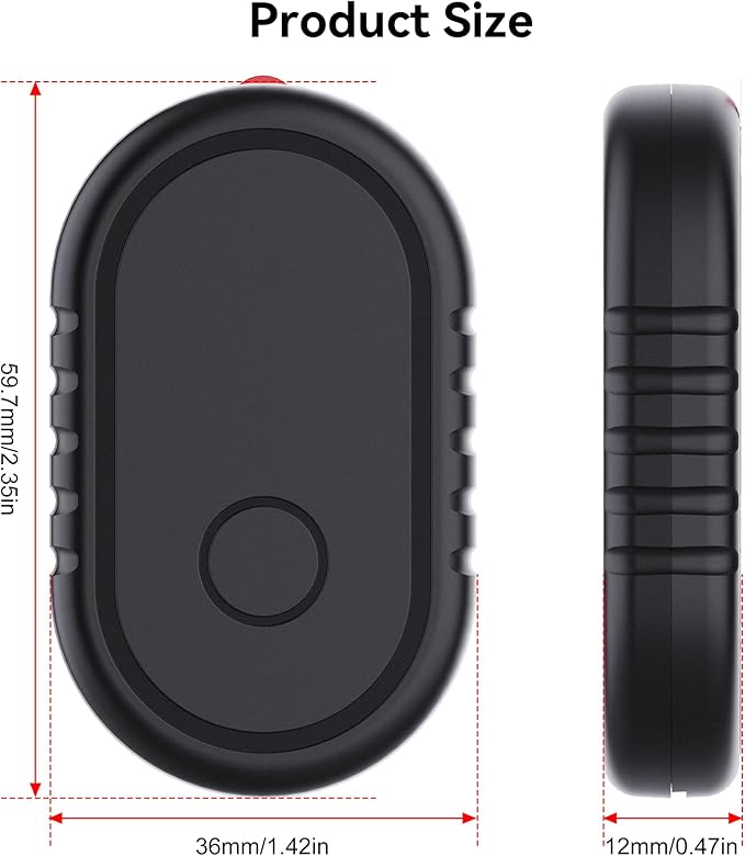 2 Pack for Samsung Smart Tag 2 Adhesive Mount, ABS Waterproof Case with 3M Adhesive Sticker Stick on Car/Bike/Luggage & More for Galaxy Smart Tag 2, Hidden Smarttag2 Full Protective Holder Anti-Lost