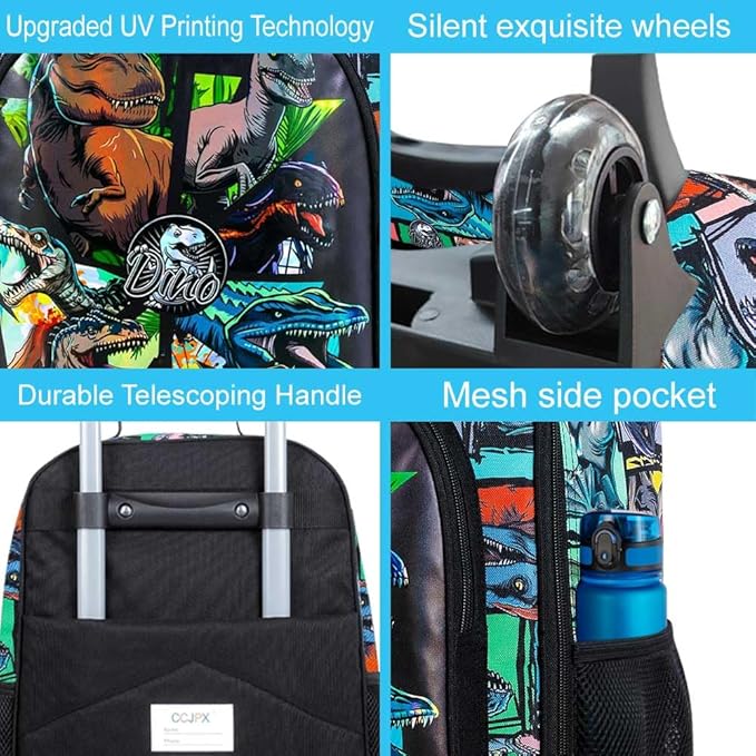 Kids Luggage for Boys Girls, Toddler Rolling Travel Carry on Suitcase with Wheels